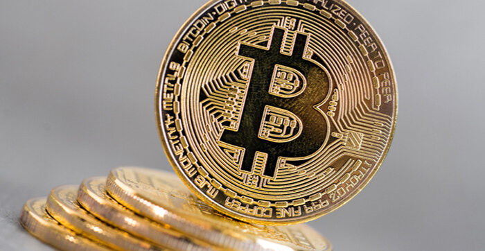 01 An image of golden bitcoins