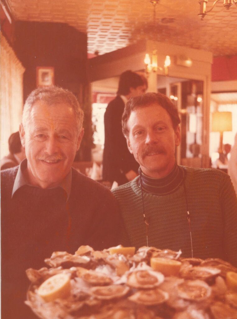 jim and bill 1st day in paris 1985