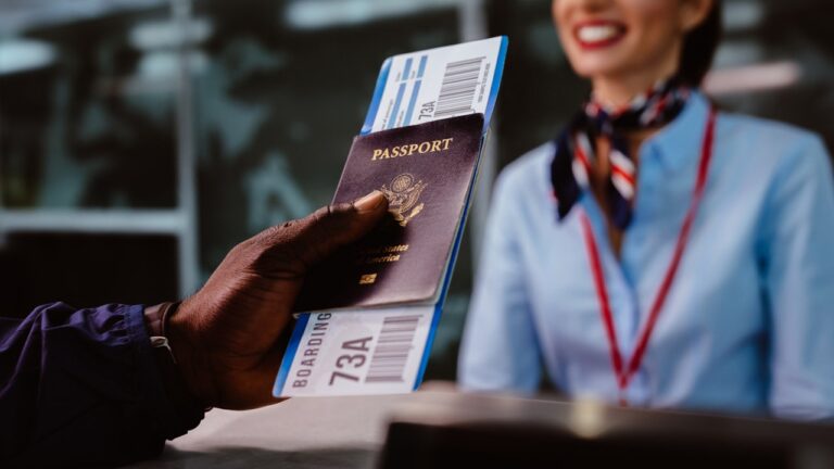 passport at front desk