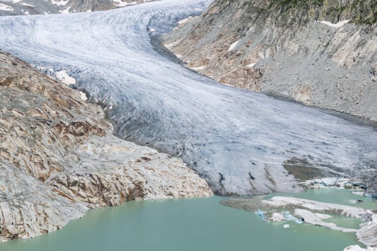 Melting glacier